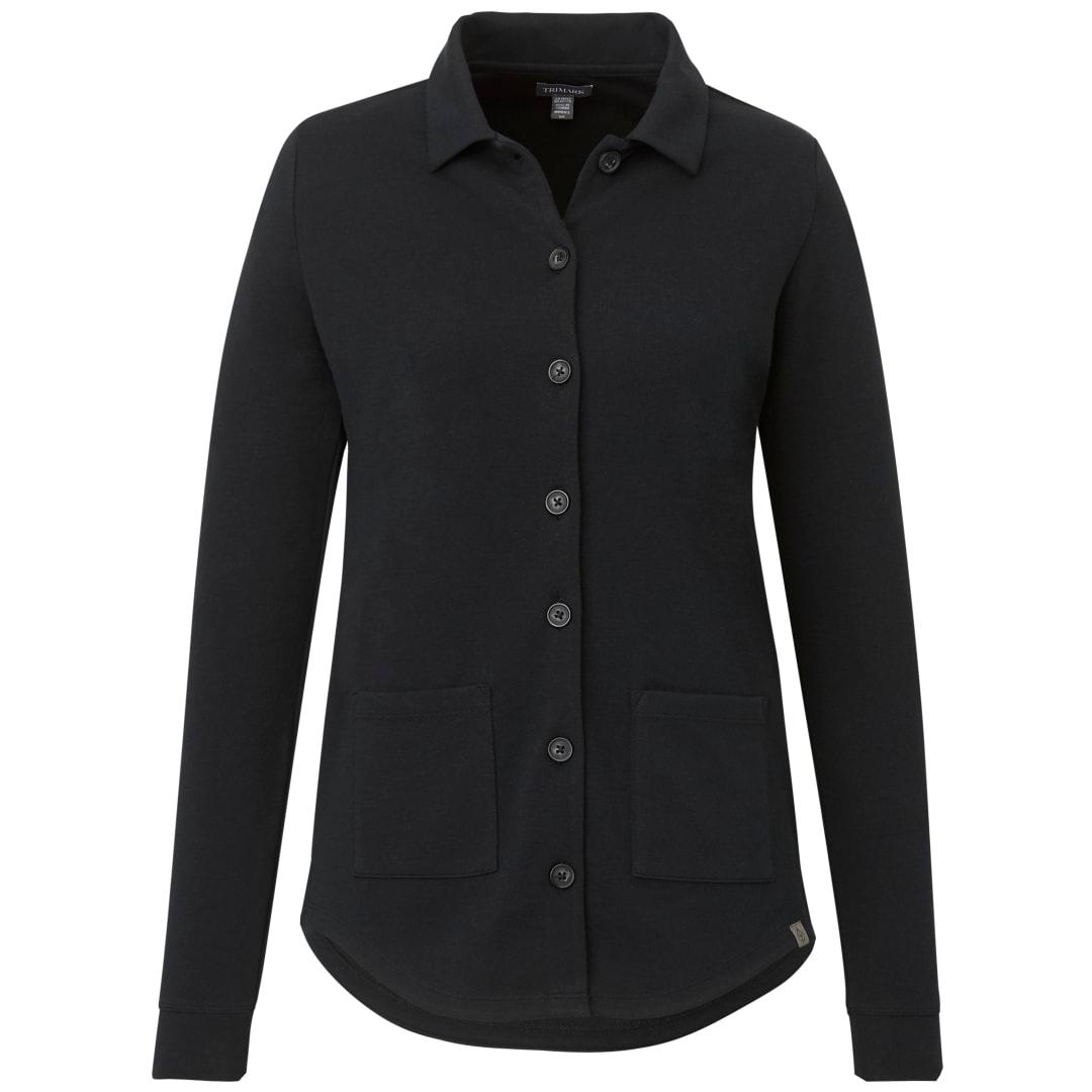 Rigi eco knit button cardi - womens Black miniatura 18