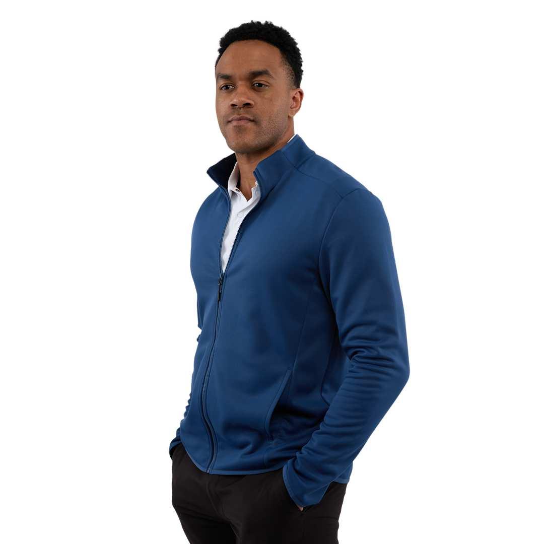 Telica brush back fleece jacket - mens Blue miniatura 8