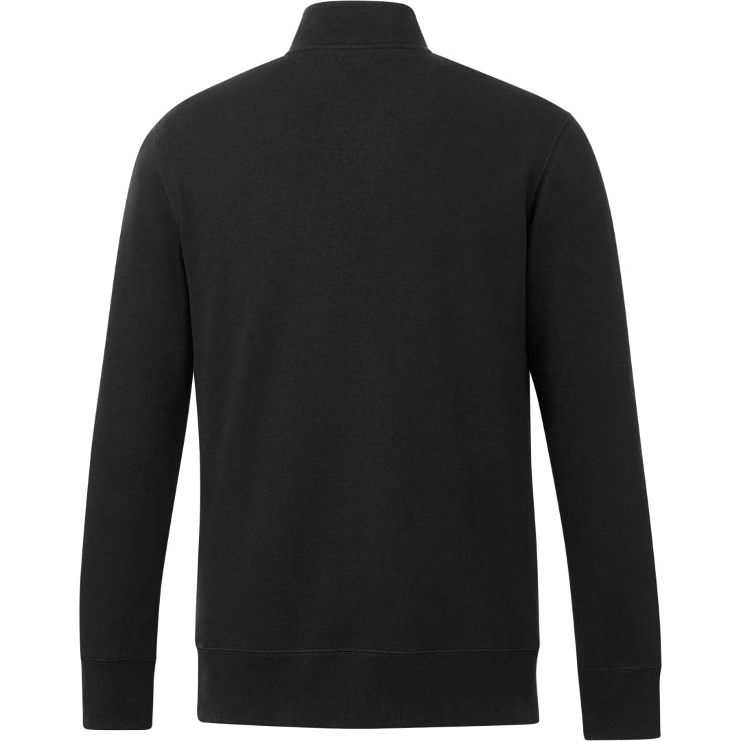 Mens dayton fleece half zip Black miniatura 17