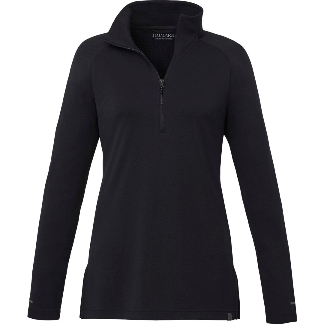 Womens asgard eco knit half zip Silver miniatura 20