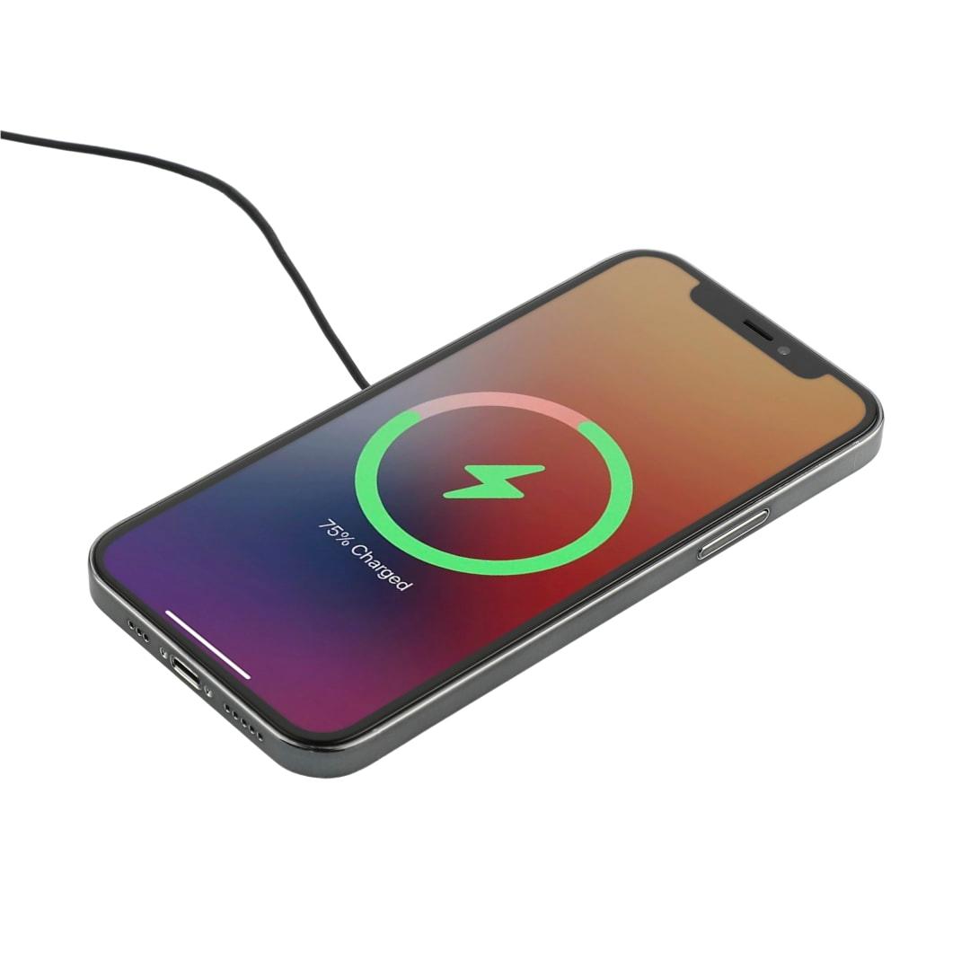 Magclick™ fast wireless charging pad Black front