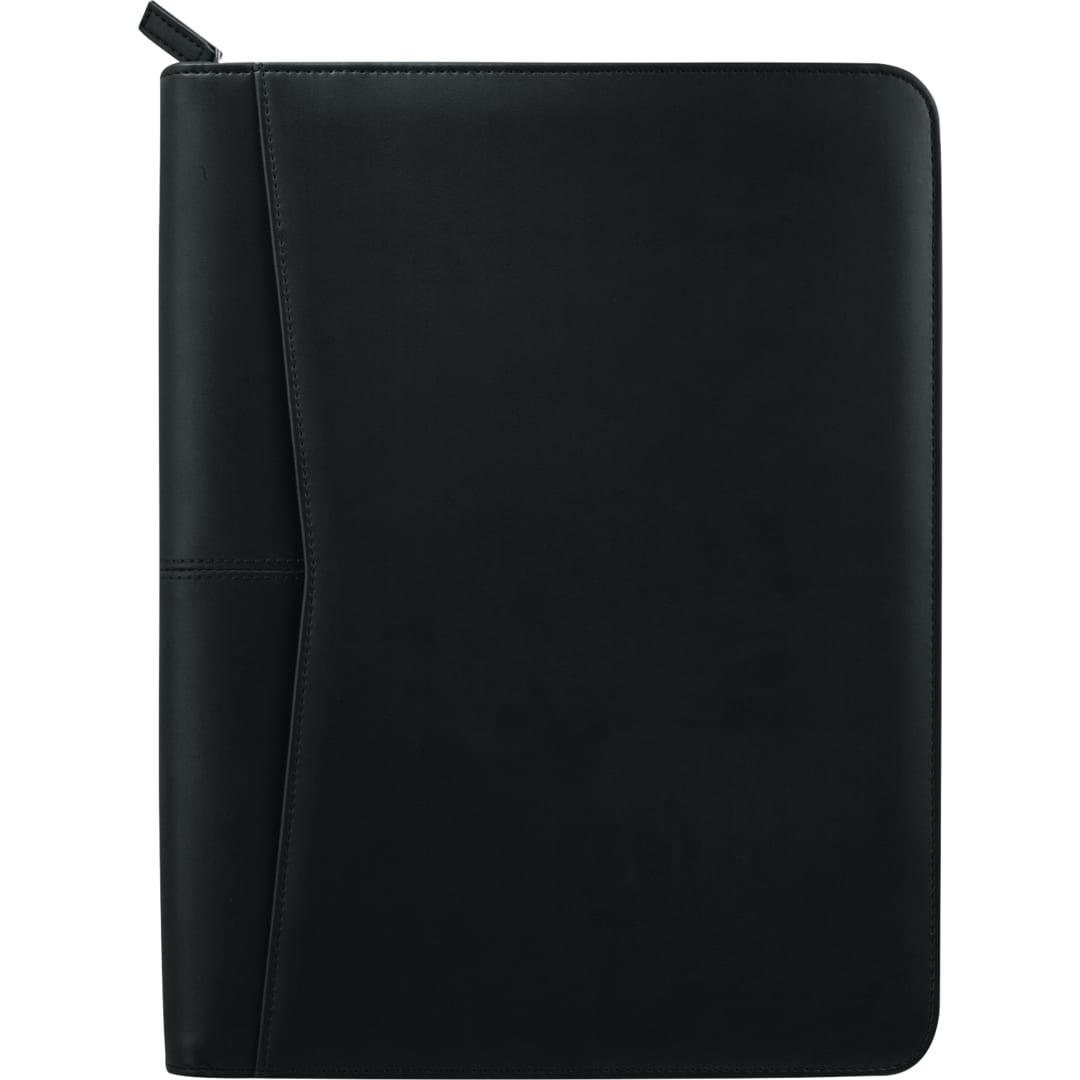 Fsc® mix pedova™ recycled zippered padfolio Red miniatura 4