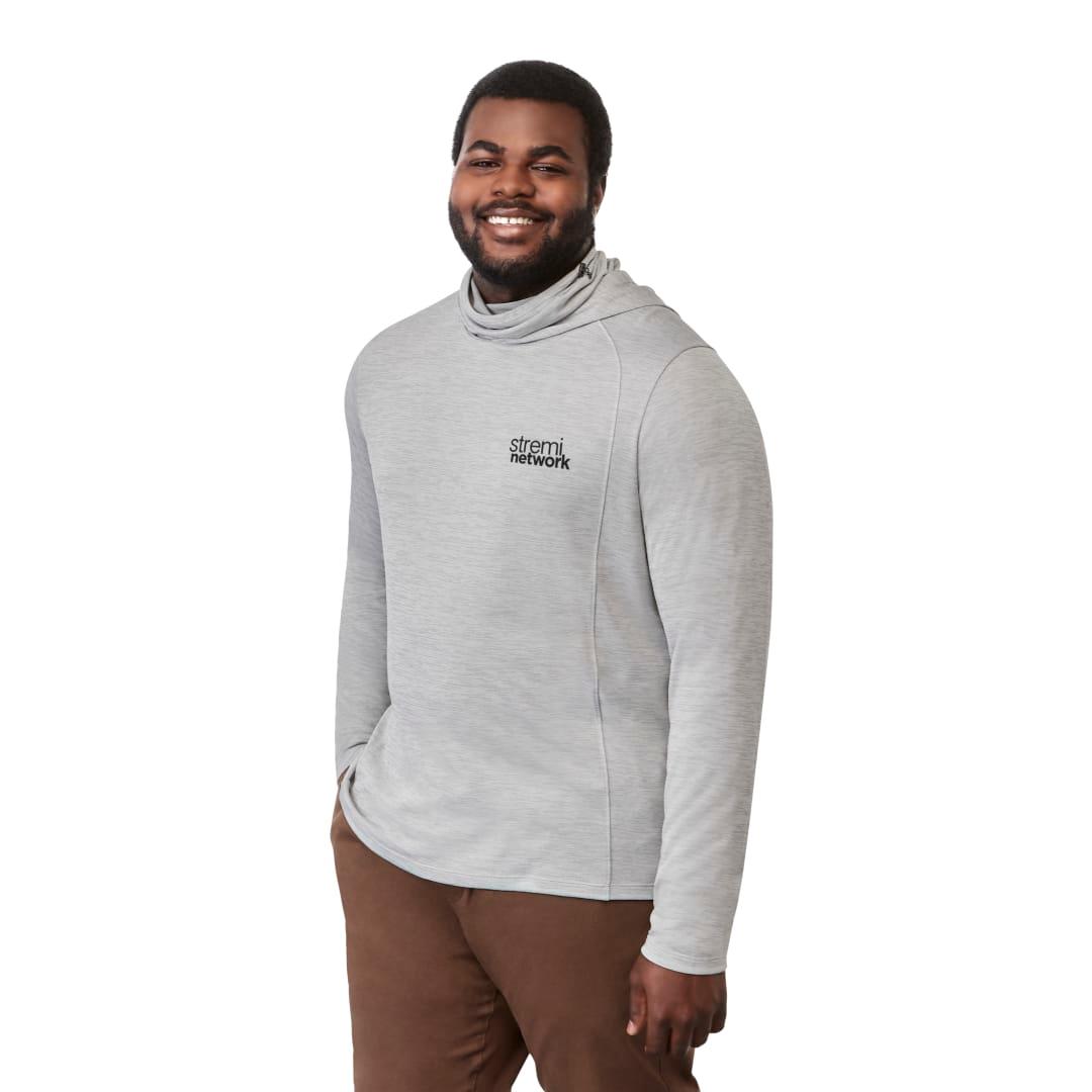 Mens sira eco knit hoody Blue miniatura 18