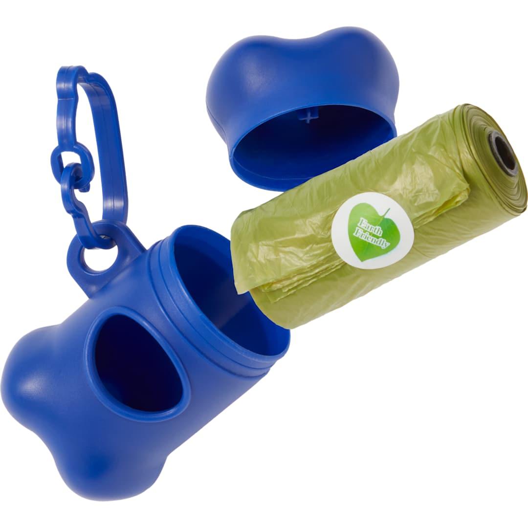 Dog waste bag dispenser with recycled bags Blue miniatura 6