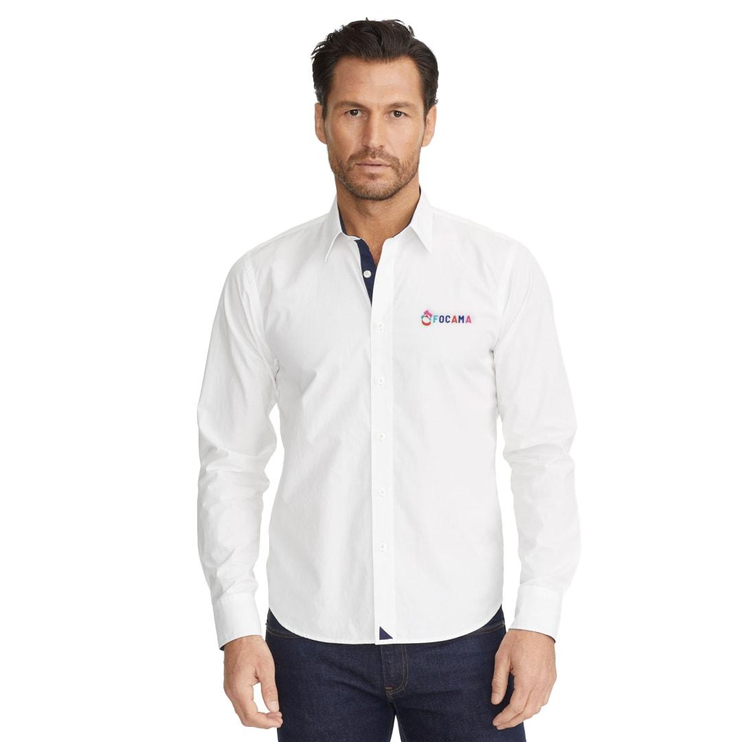 Untuckit las cases special wf long slv shirt-mens White miniatura 5