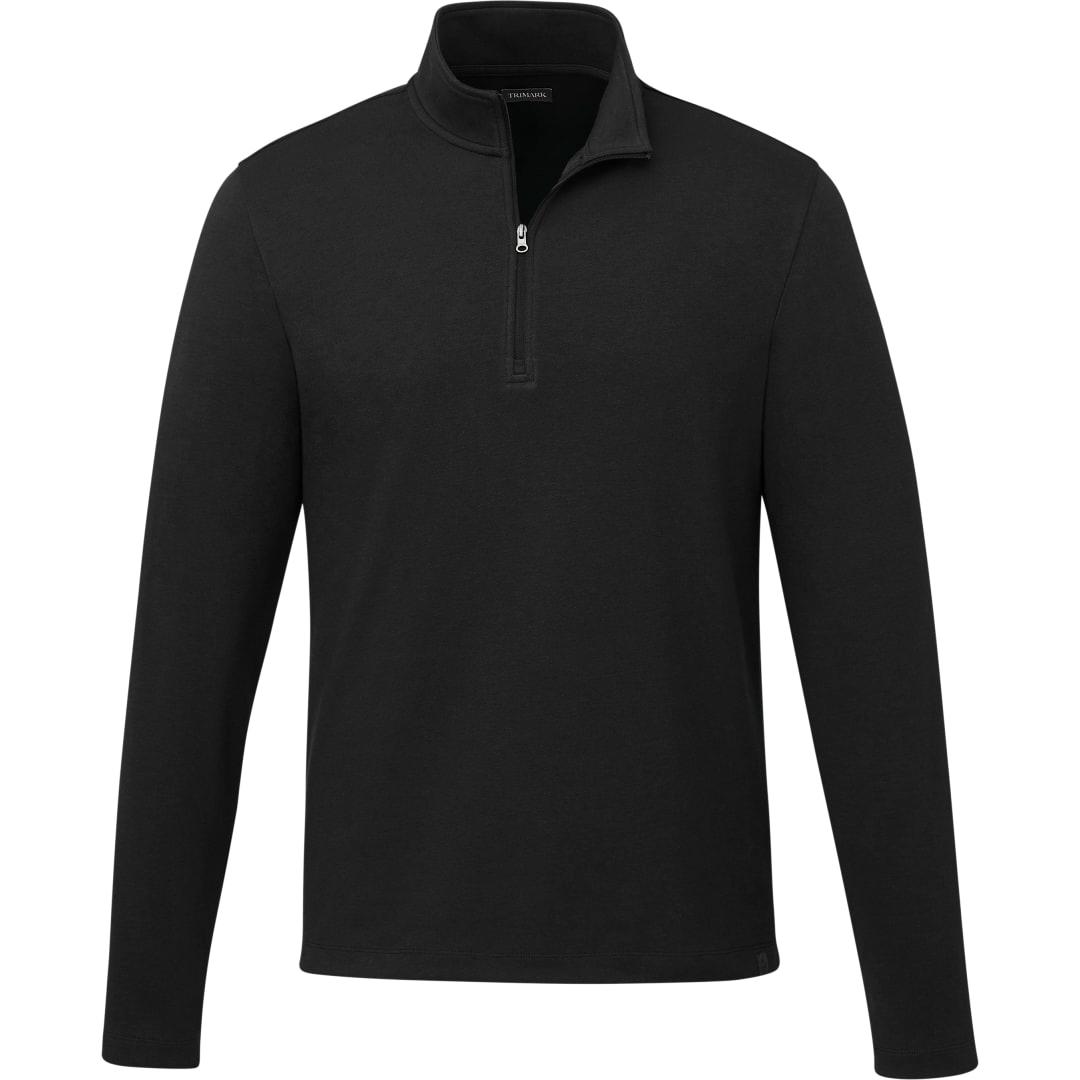 Mens rigi eco knit quarter zip Navy Blue miniatura 21