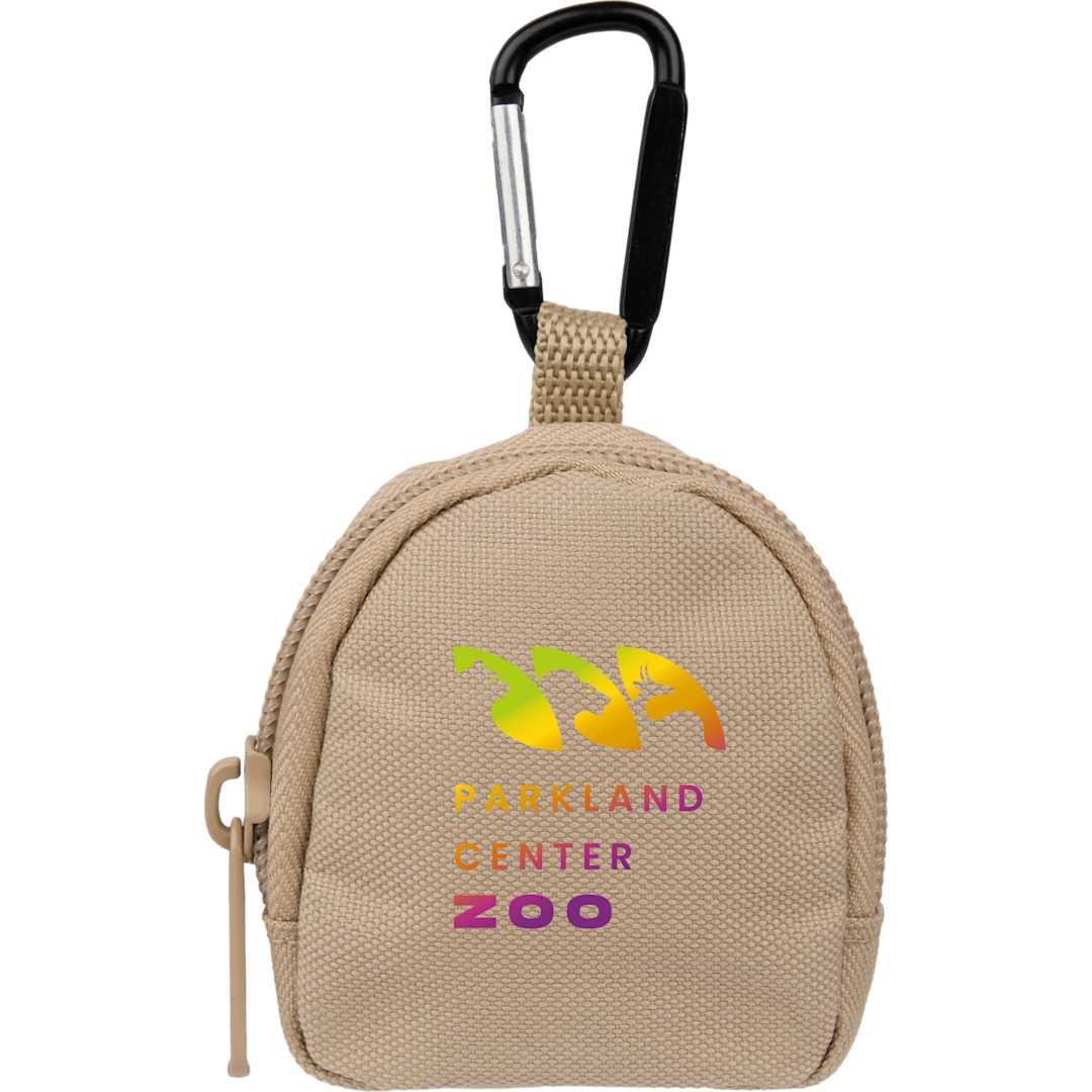 Mini backpack bag charm Natural miniatura 22