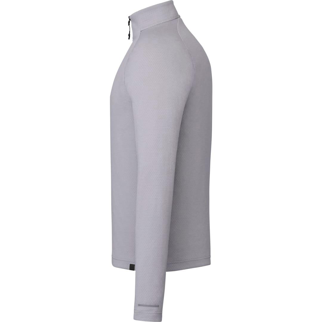 Mens asgard eco knit quarter zip Silver miniatura 5