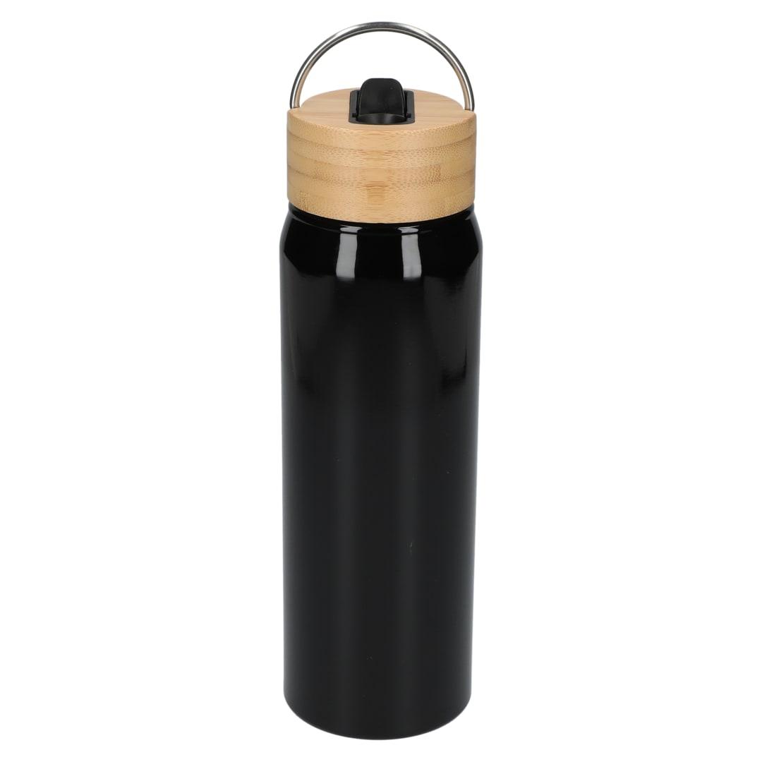 Billy 26oz aluminum bottle w/ fsc® bamboo lid Black miniatura 11