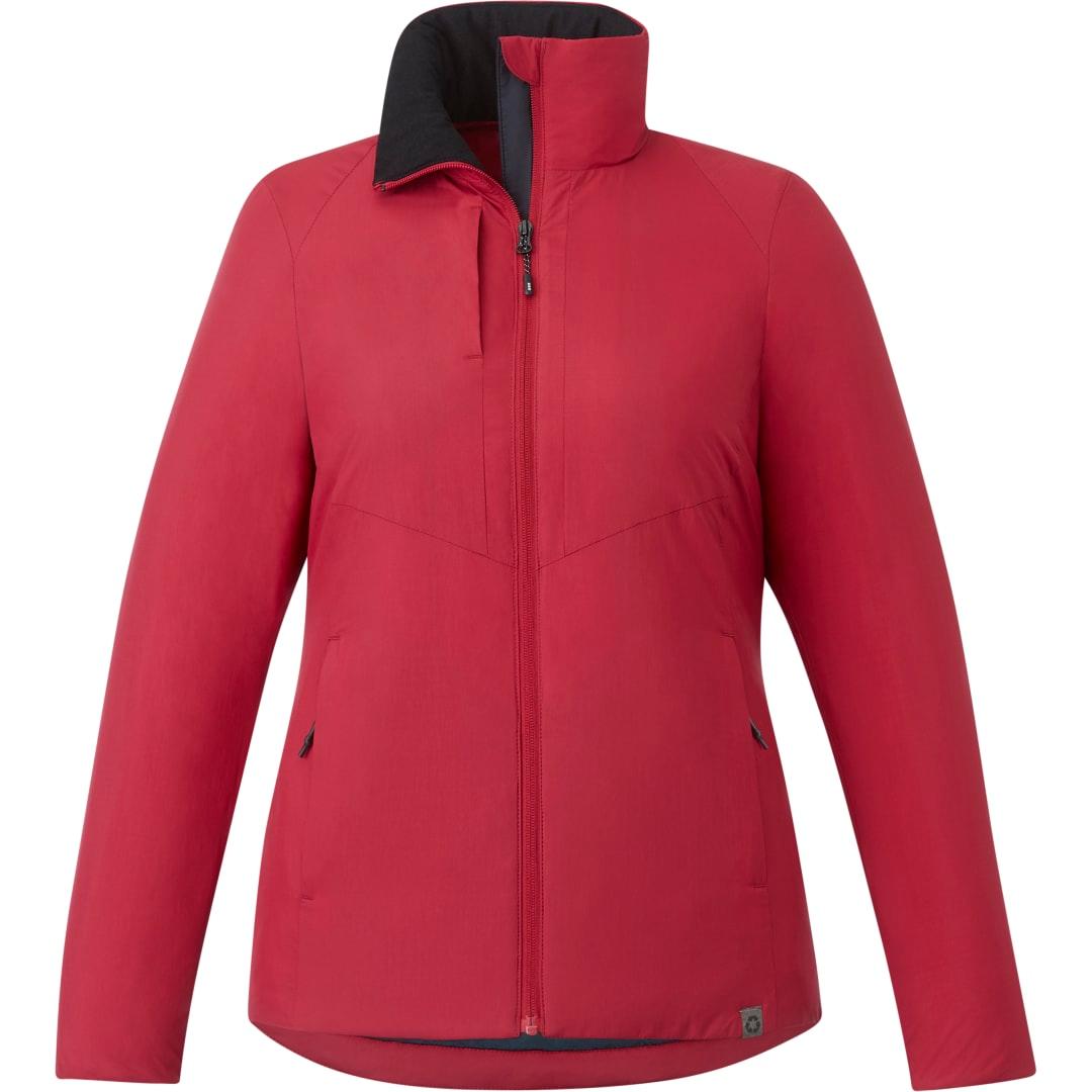 Womens kyes eco packable insulated jacket Red miniatura 5