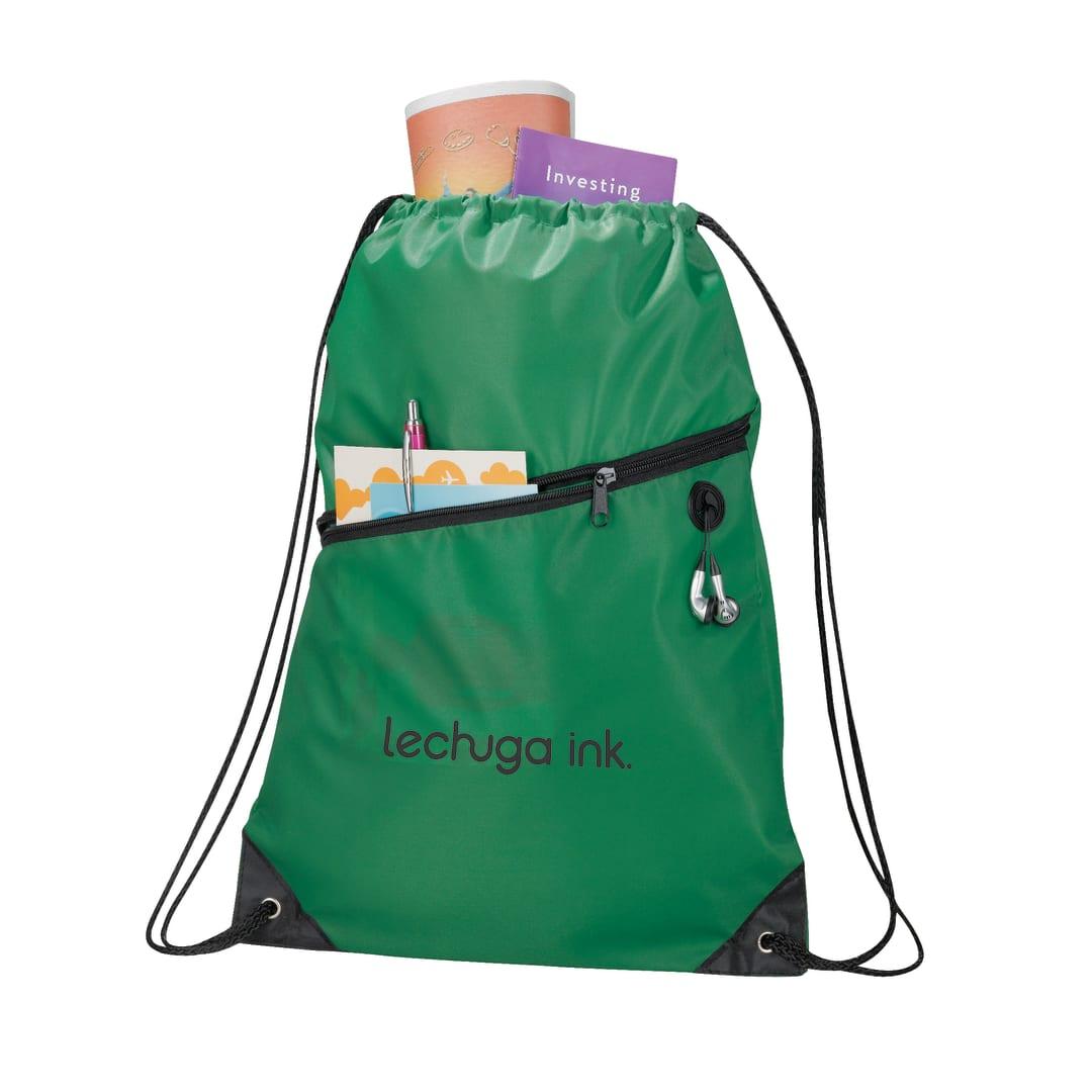 Robin drawstring bag Green miniatura 13