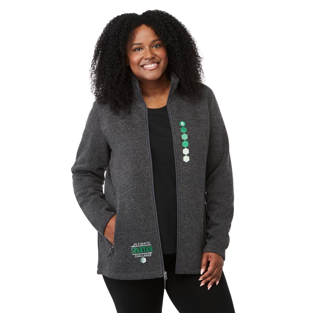 Darnell eco knit full zip - womens Grey miniatura 16