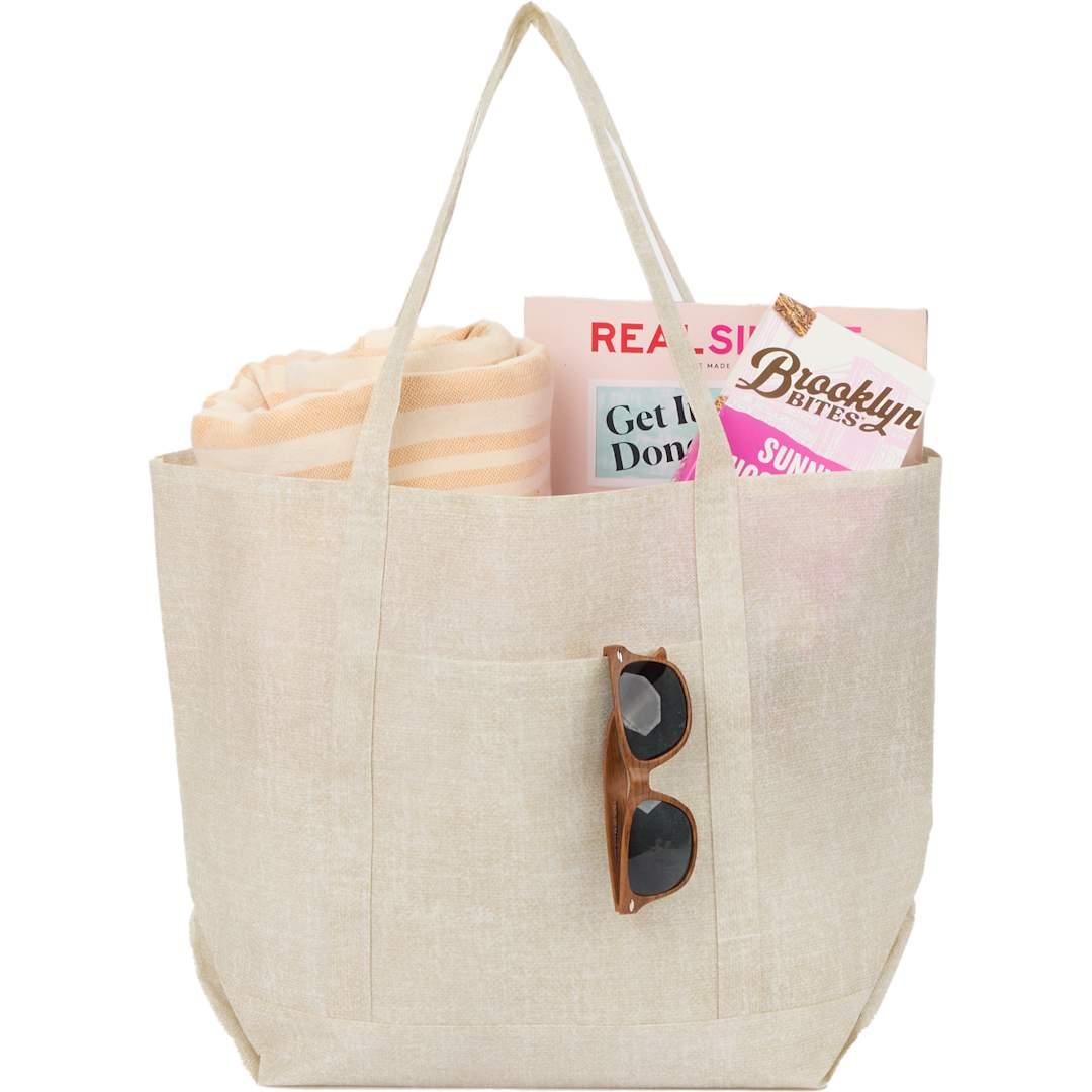 Recycled beacon non-woven all purpose tote Grey miniatura 14