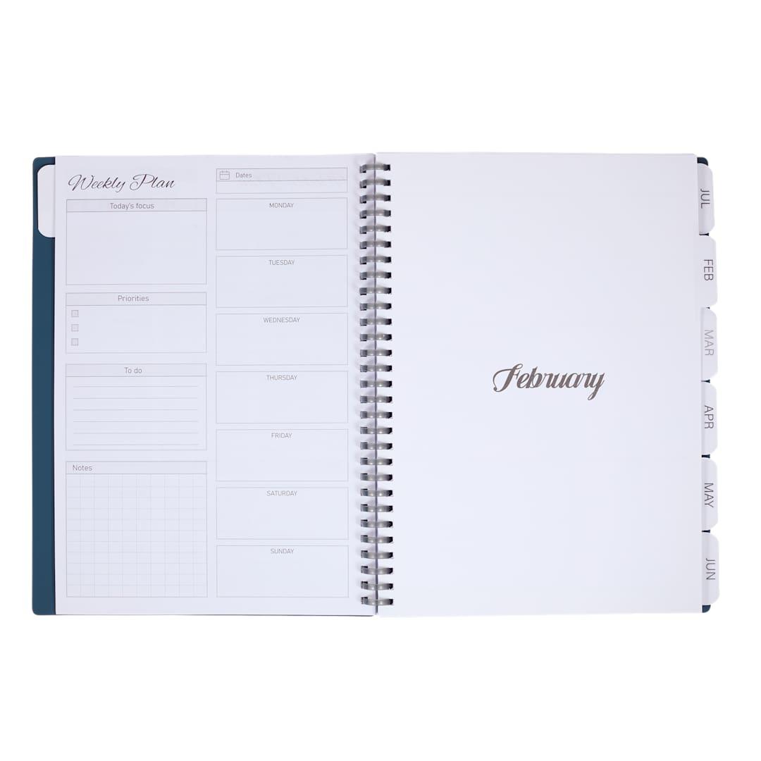 Wellable™ plan well undated planner journal Navy Blue miniatura 23
