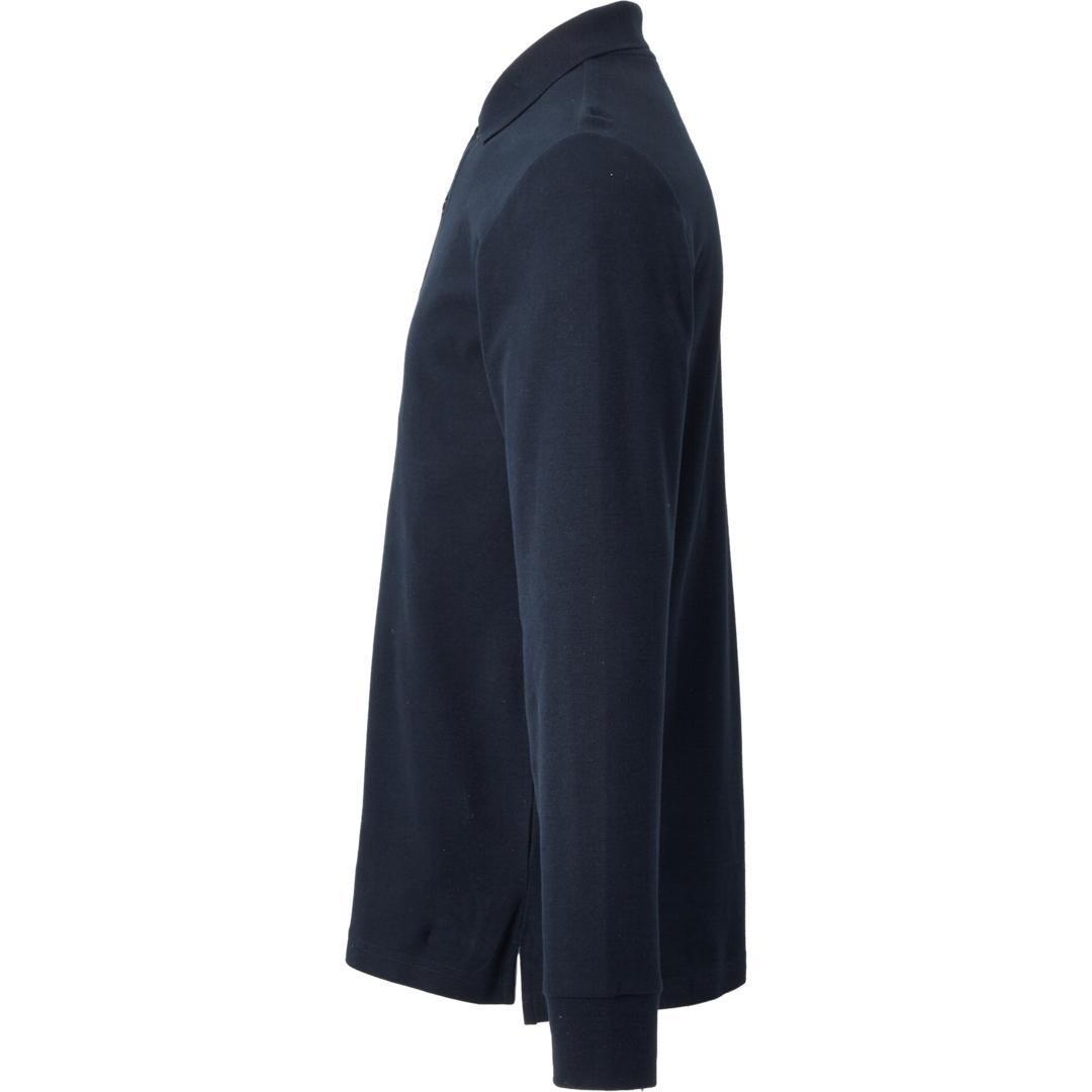 Palo long sleeve 100% cotton pique polo - mens Navy Blue miniatura 4