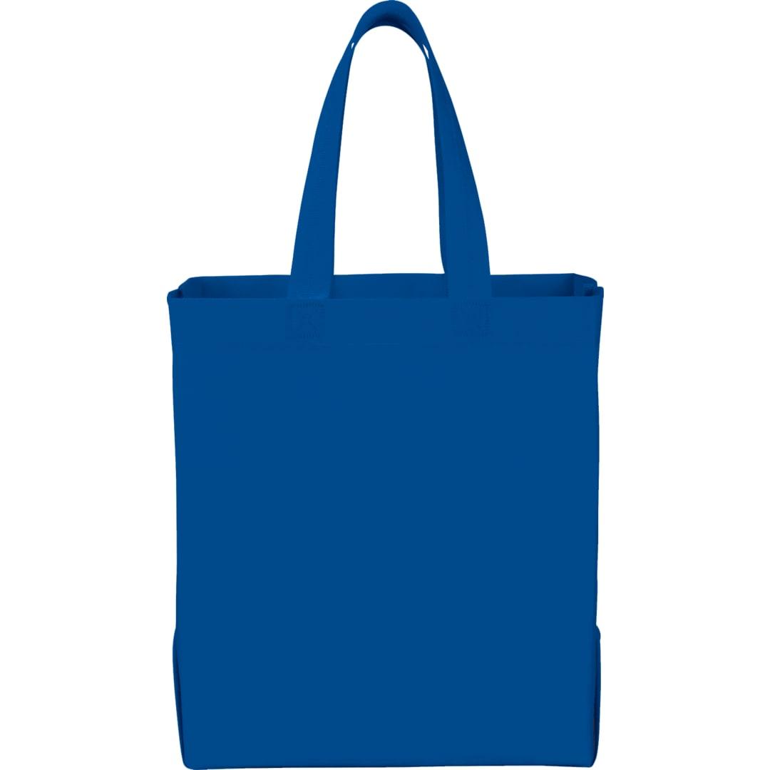 Liberty heat seal non-woven grocery tote Black miniatura 4