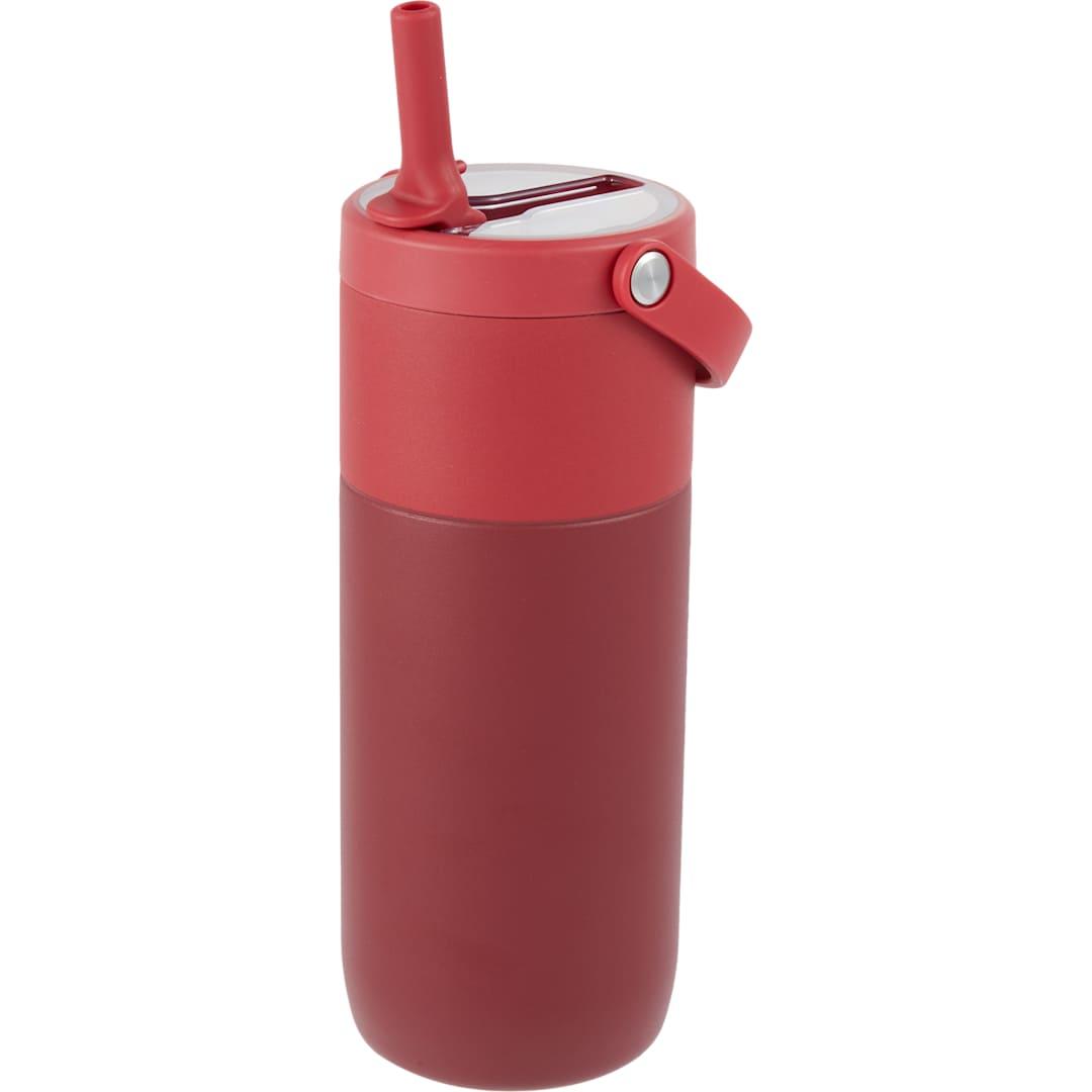 Roots ceramic lined travel tumbler w/ straw 20oz Cream miniatura 20