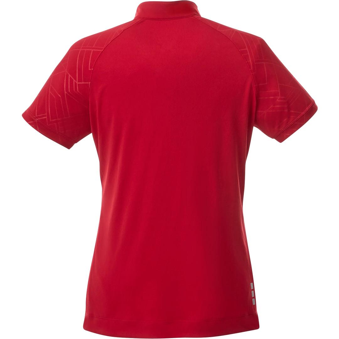 Womens hakone ss polo Red miniatura 3