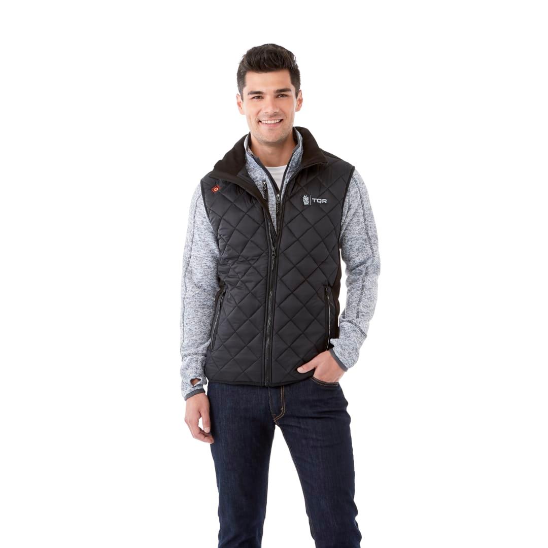 Mens shefford heat panel vest w/ power bank Black miniatura 8