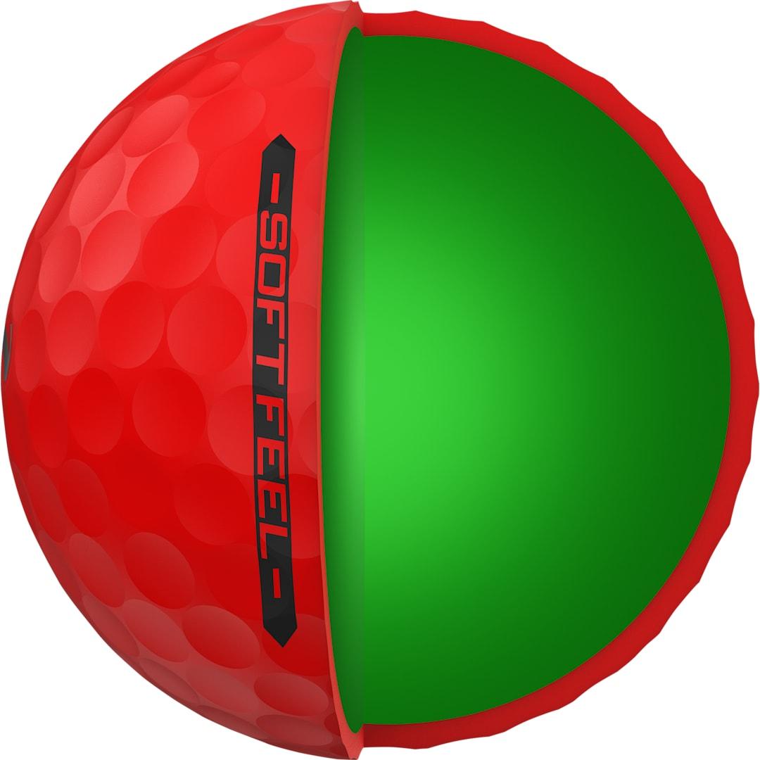 Srixon soft feel brite golf balls - 12 pack Orange miniatura 15