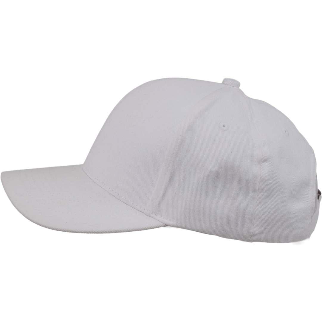 Recycled cotton twill 6 panel ballcap - unisex White miniatura 3