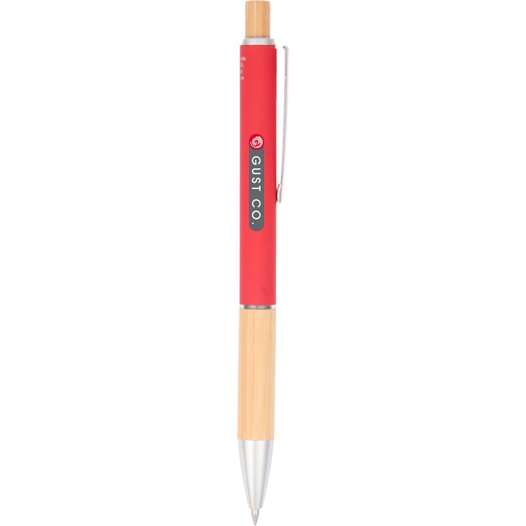 Bamboo ral soft touch ballpoint Black miniatura 7