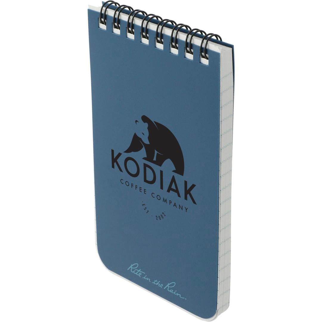 3 X 5 rite in the rain top spiral notebook Black miniatura 20