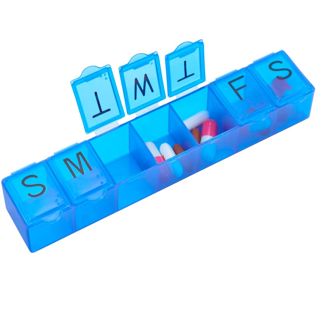 7-Day pill case Blue miniatura 3