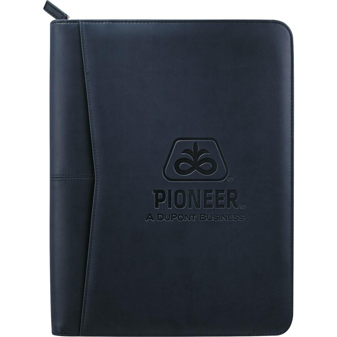 Fsc® mix pedova™ recycled zippered padfolio Red miniatura 9