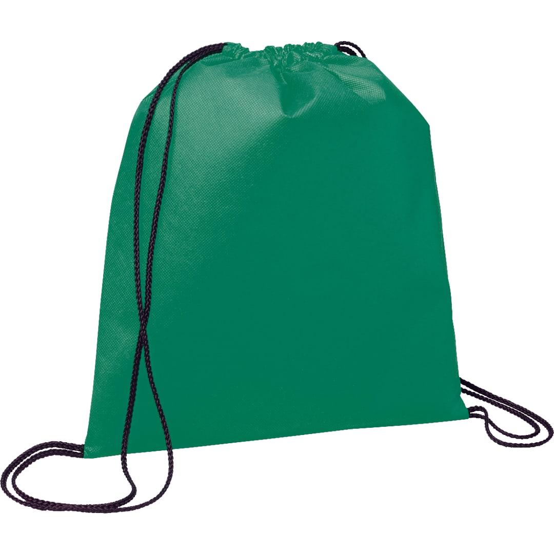 Evergreen non-woven drawstring bag Black miniatura 9