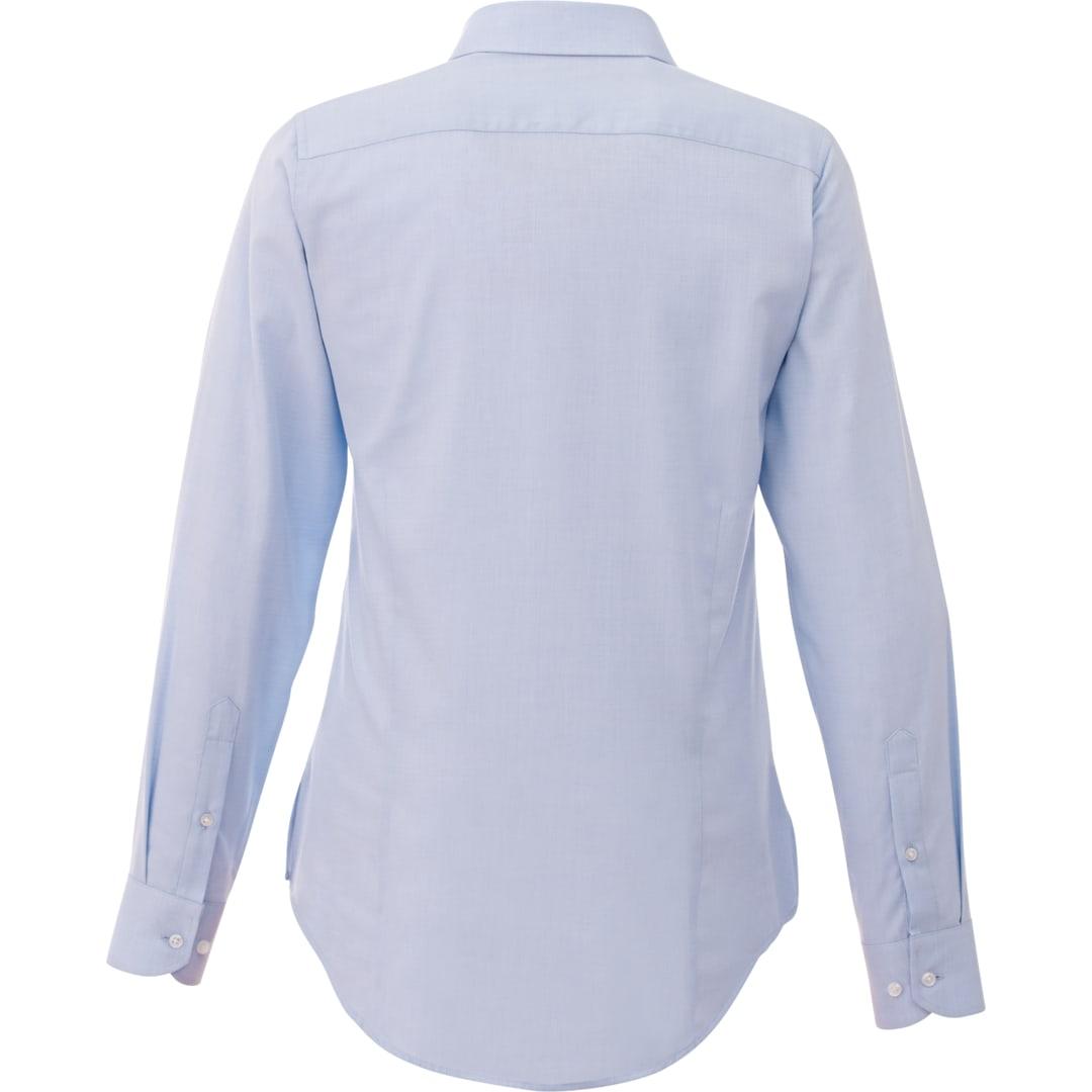 Womens pierce long sleeve shirt White miniatura 4