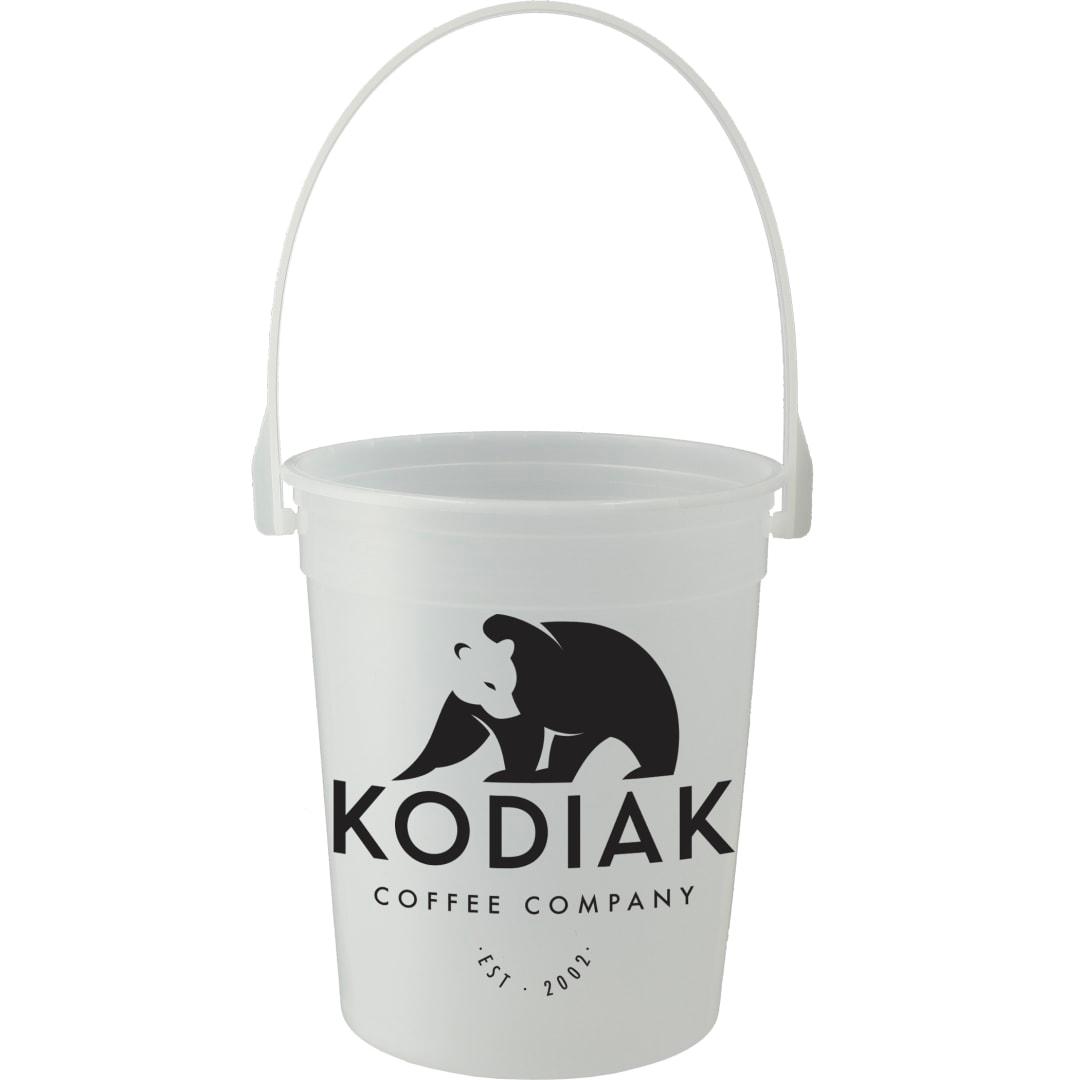 32Oz pail with handle Clear miniatura 6