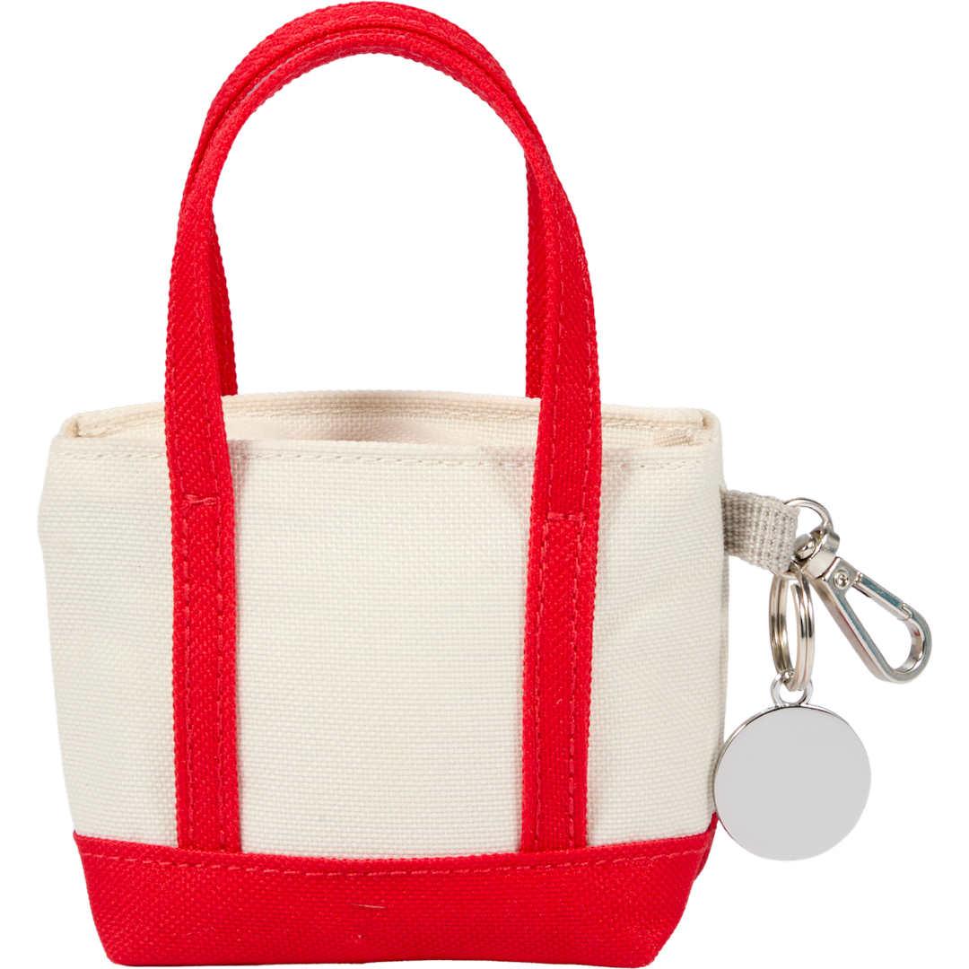 Mini tote bag charm Black miniatura 35