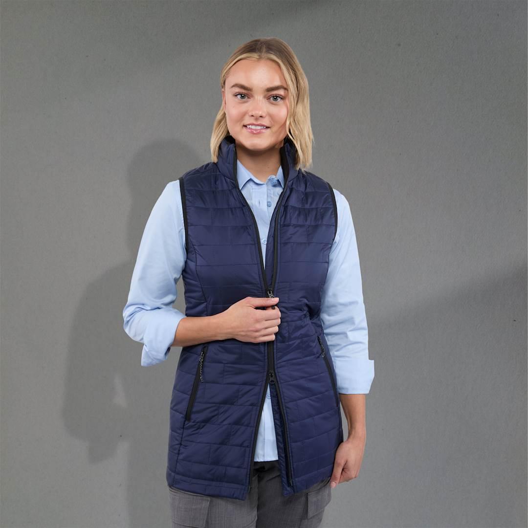 Womens telluride packable insulated vest Black miniatura 8