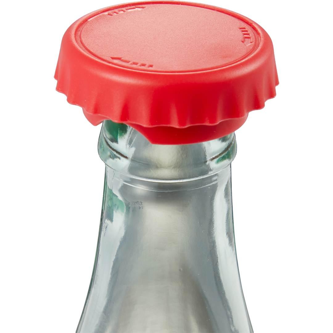 Recycled bottle topper & opener Black miniatura 40