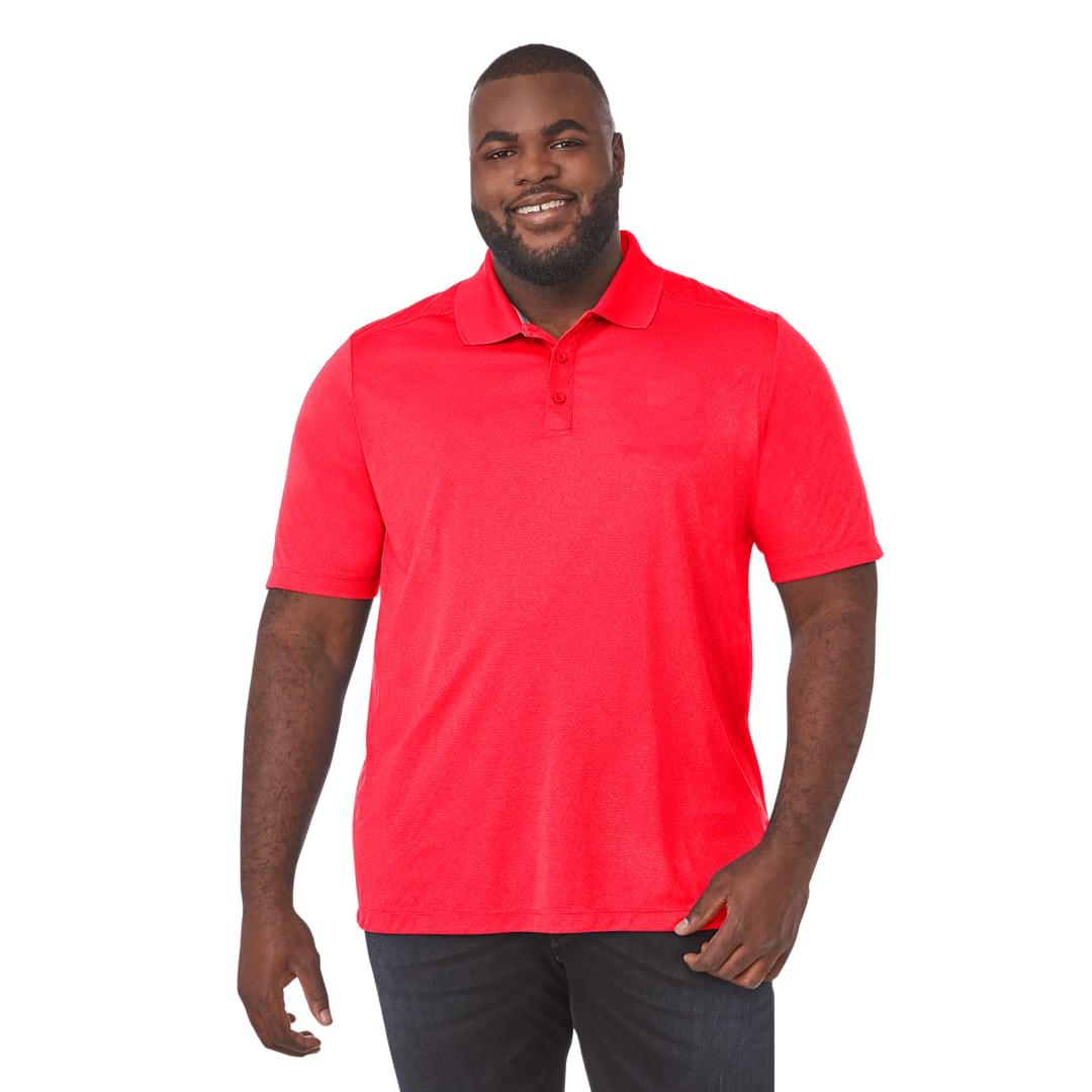 Mens dade short sleeve polo tall Red miniatura 9