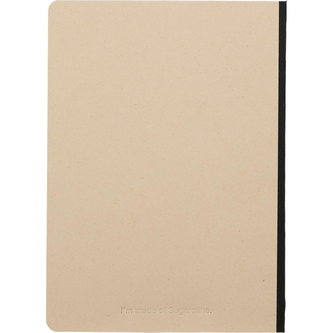 5 X 7 sugarcane paper meeting notebook Black miniatura 4