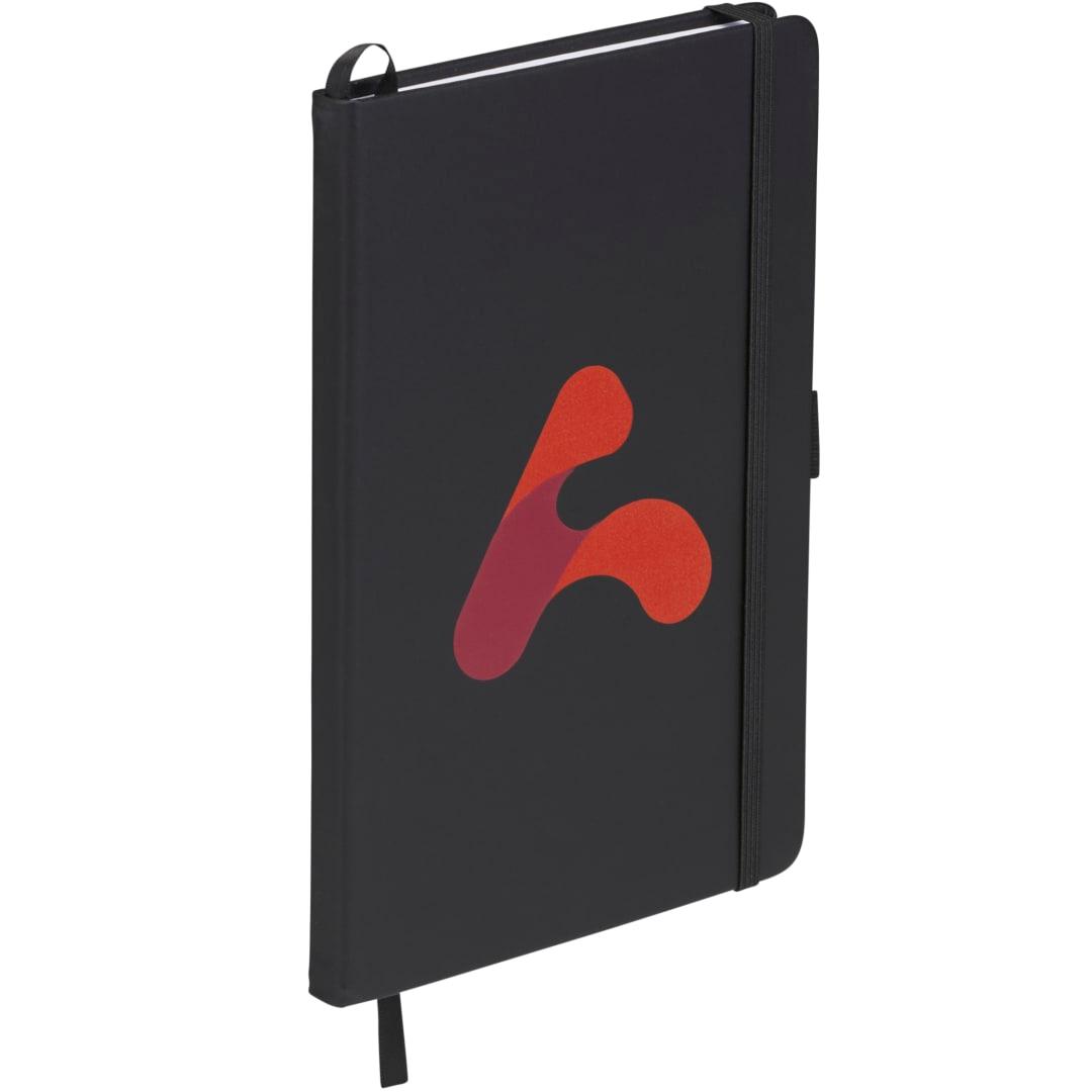 5.5 X 8.5 fsc® mix pineapple leather journal Black miniatura 7