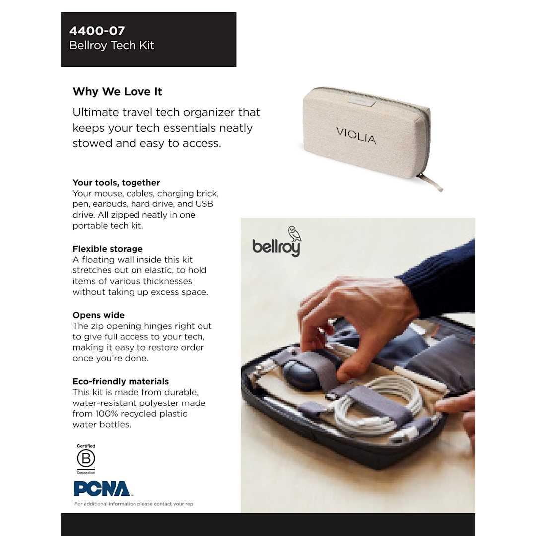 Bellroy tech kit Black miniatura 4