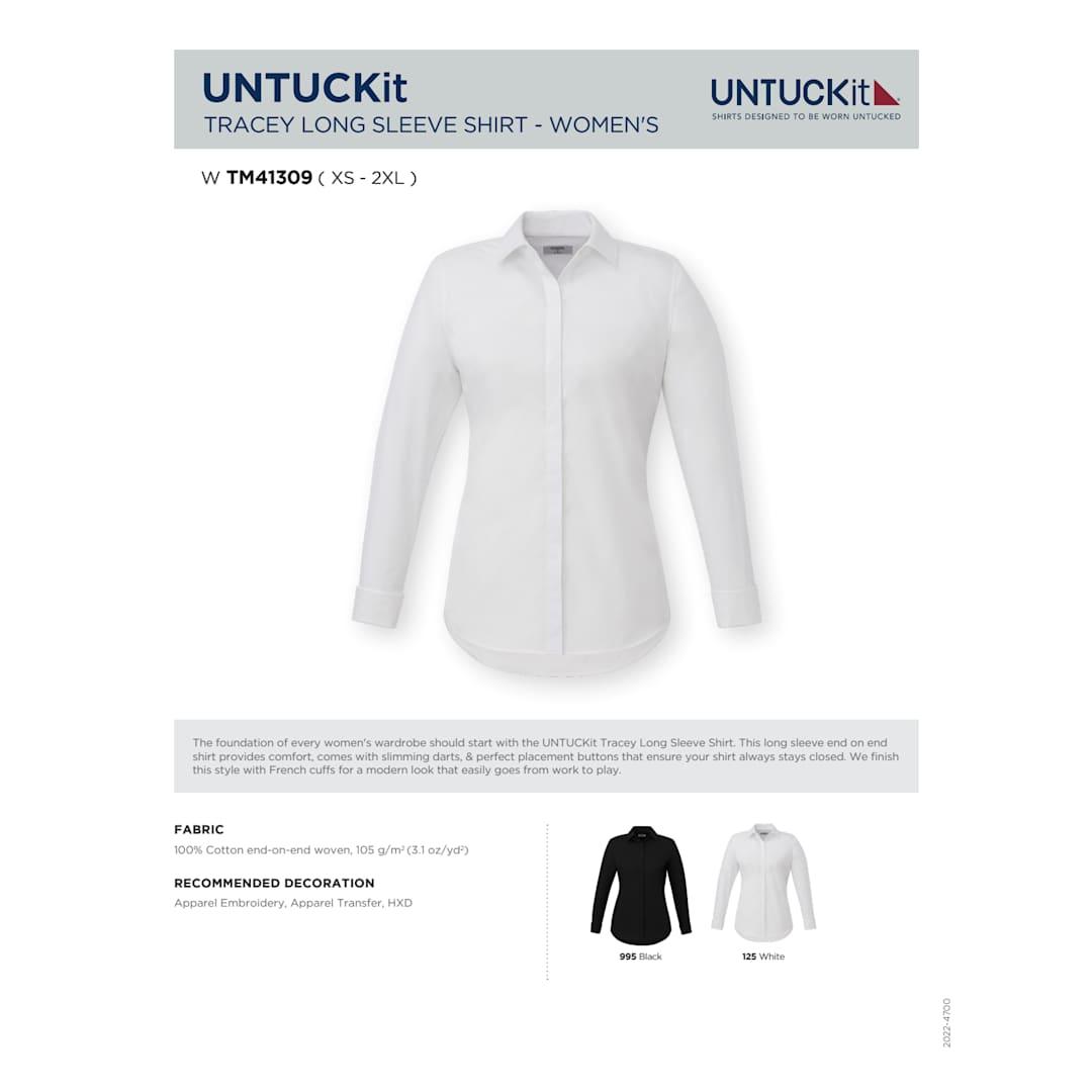 Untuckit tracey long sleeve shirt - womens White miniatura 26