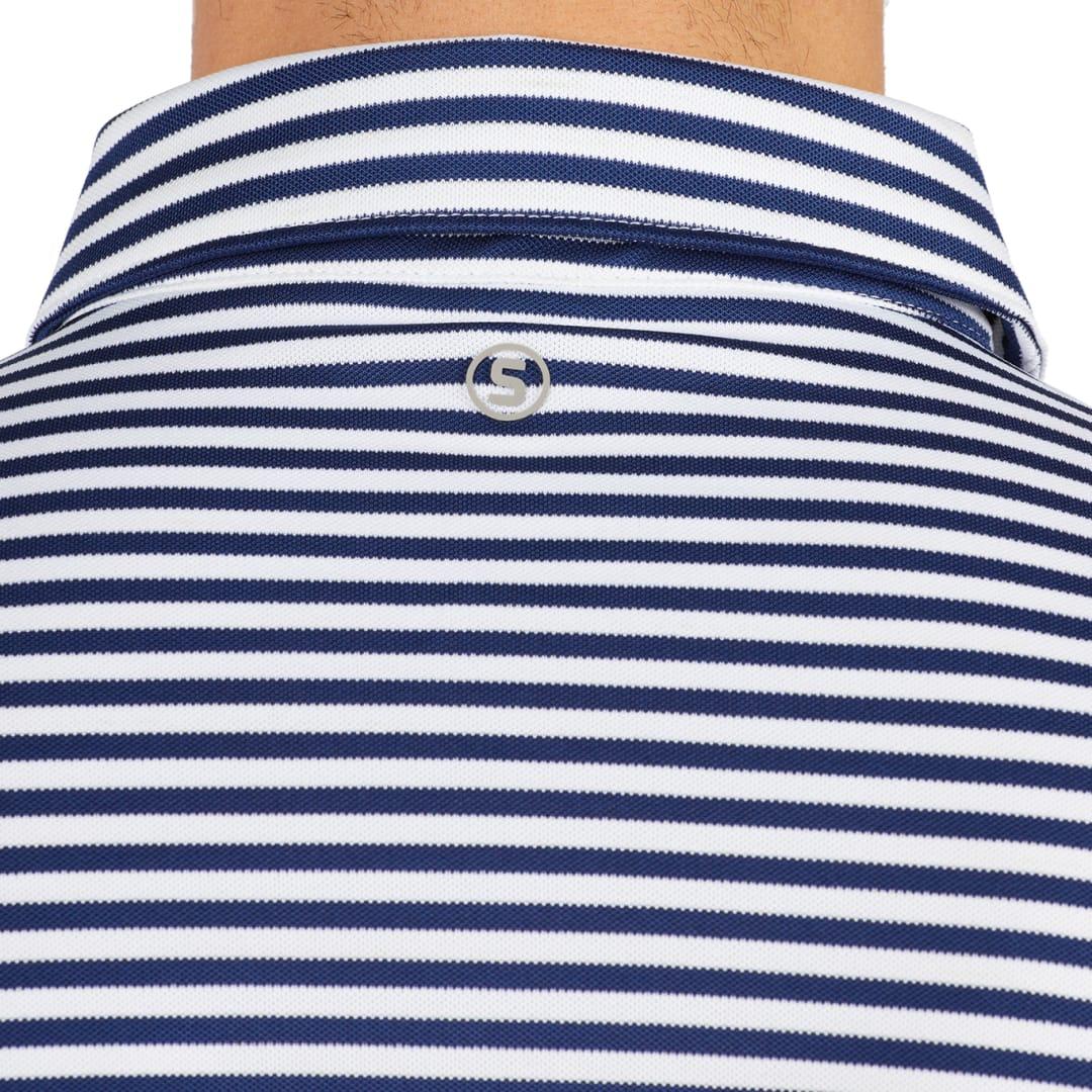 Stitch® club stripe polo shirt - mens Blue miniatura 11