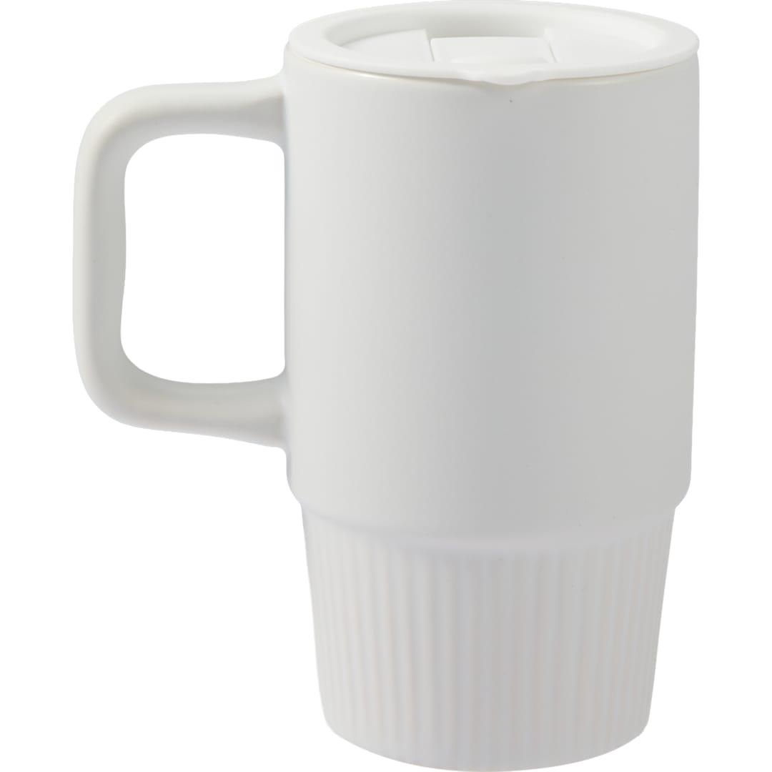 Camden 13oz ceramic mug w/ lid Black miniatura 33