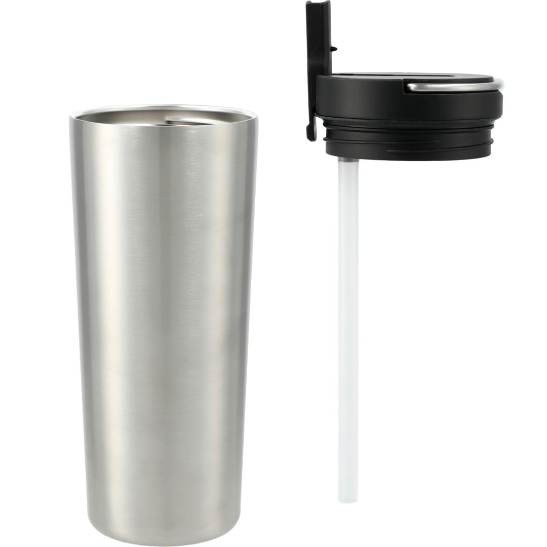 Thor copper insulated tumbler 24oz flip straw lid Black miniatura 40