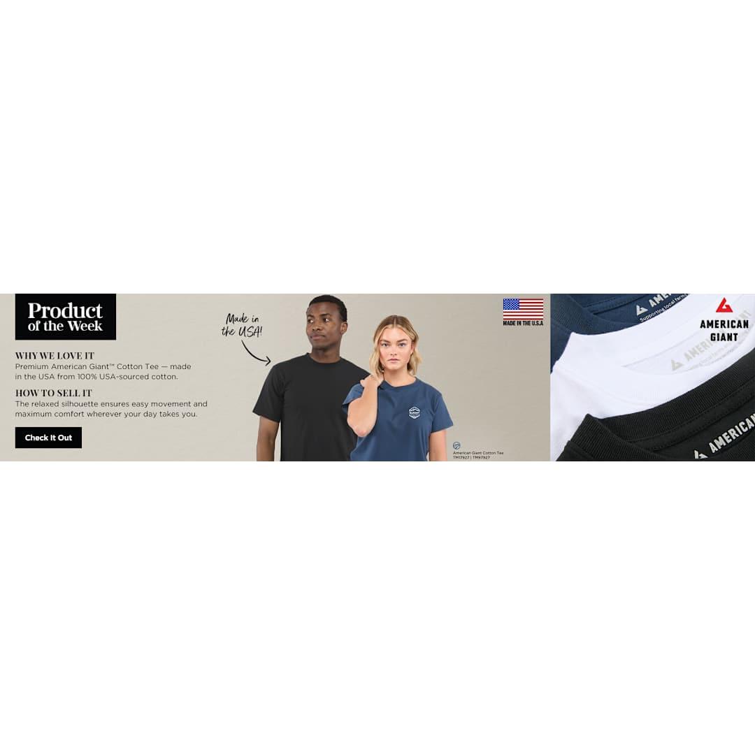 American giant cotton crew neck tee - womens White miniatura 18