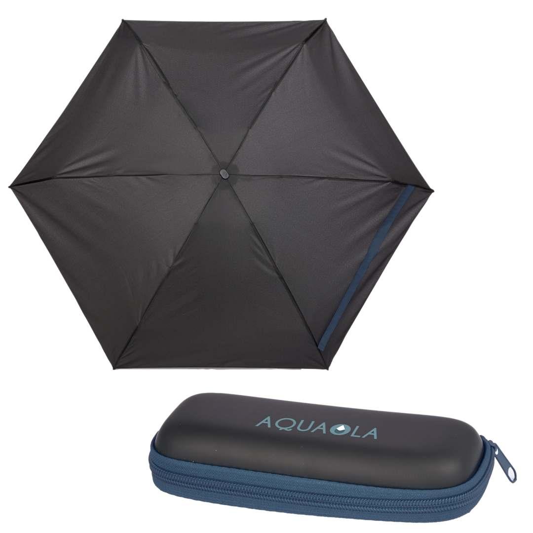 37 Compact travel umbrella with case Black miniatura 10