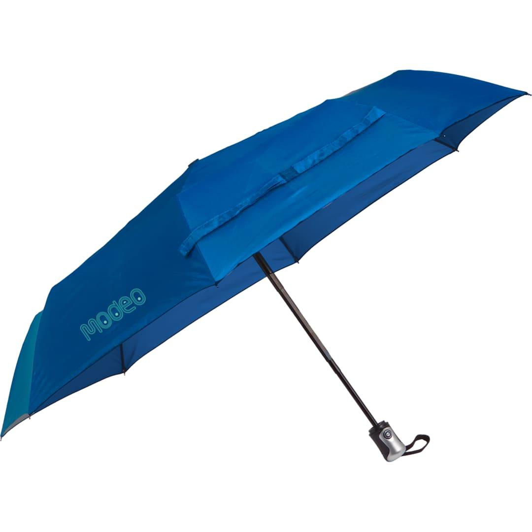 42 Folding auto open/close umbrella Silver miniatura 11