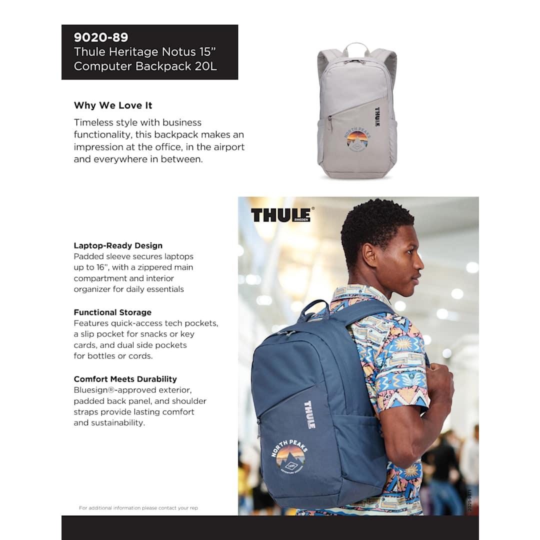 Thule heritage notus 16 computer backpack 20l Black miniatura 4