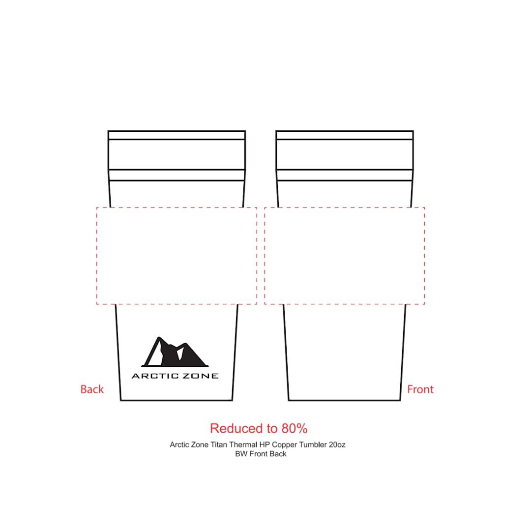 Arctic zone® titan thermal hp® copper tumbler 20oz Grey miniatura 8