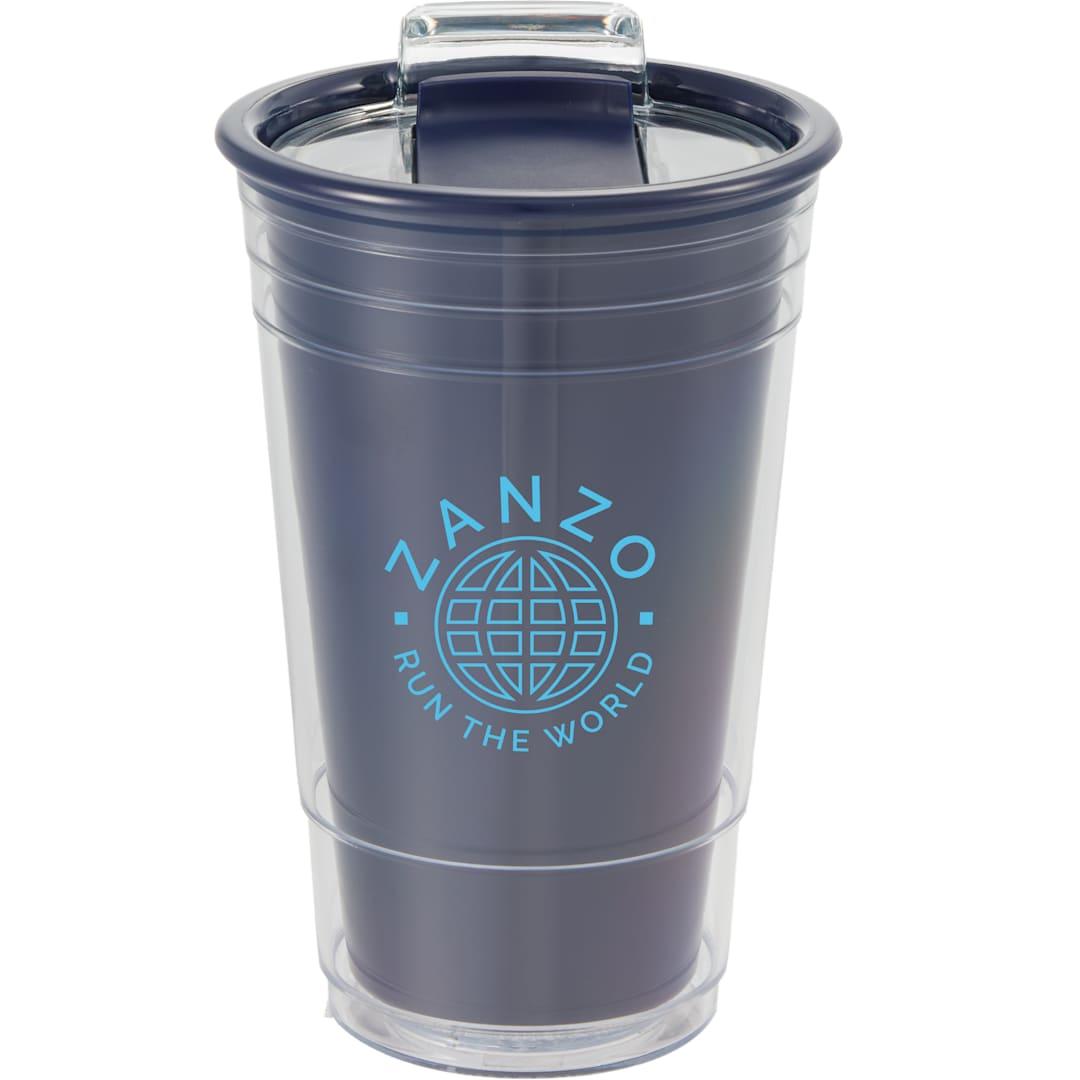 Mipsy recycled double wall tumbler 16oz Black miniatura 19