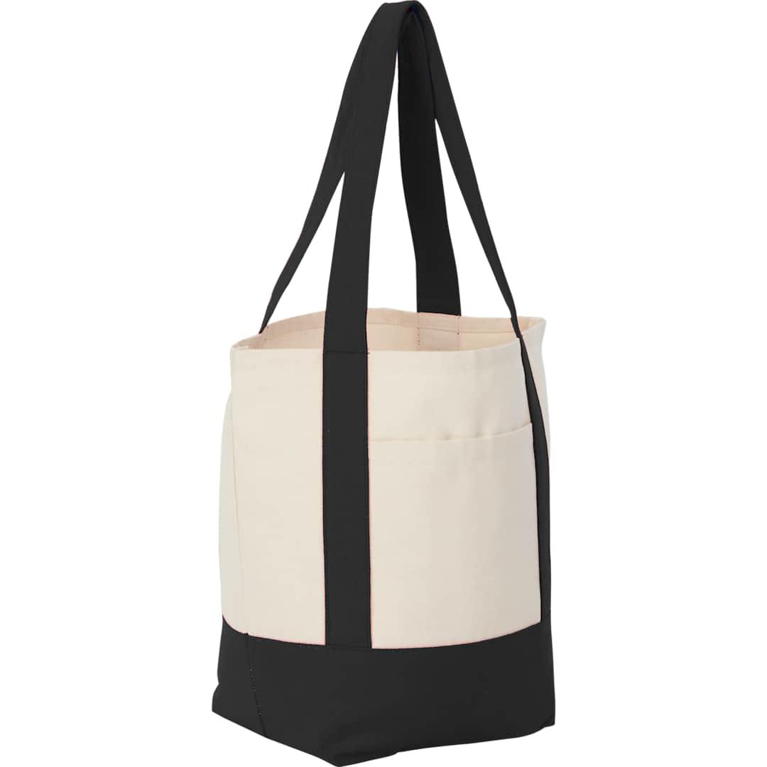 Mini recycled 8oz cotton canvas tote Red miniatura 2